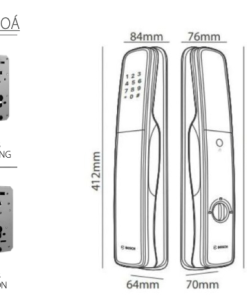 KHOÁ THÔNG MINH BOSCH EL800X